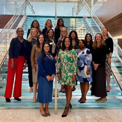 WBC Board Members posing on stairs